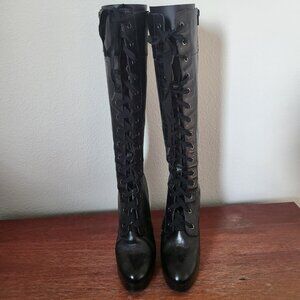 Signature Report Tall Black Laced Boots